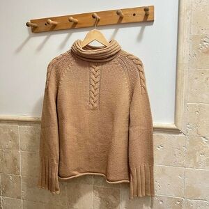 Brown Turtleneck Sweater
